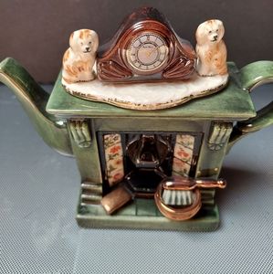 Cardew fireplace teapot Staffordshire dogs 1 cup